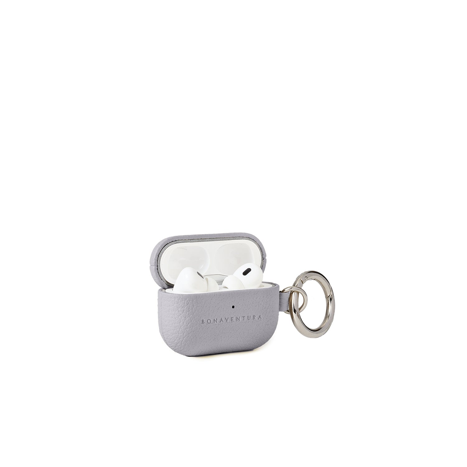 AirPods Case with Ring Shrink Leather (True Gray - Pro 2nd Gen)