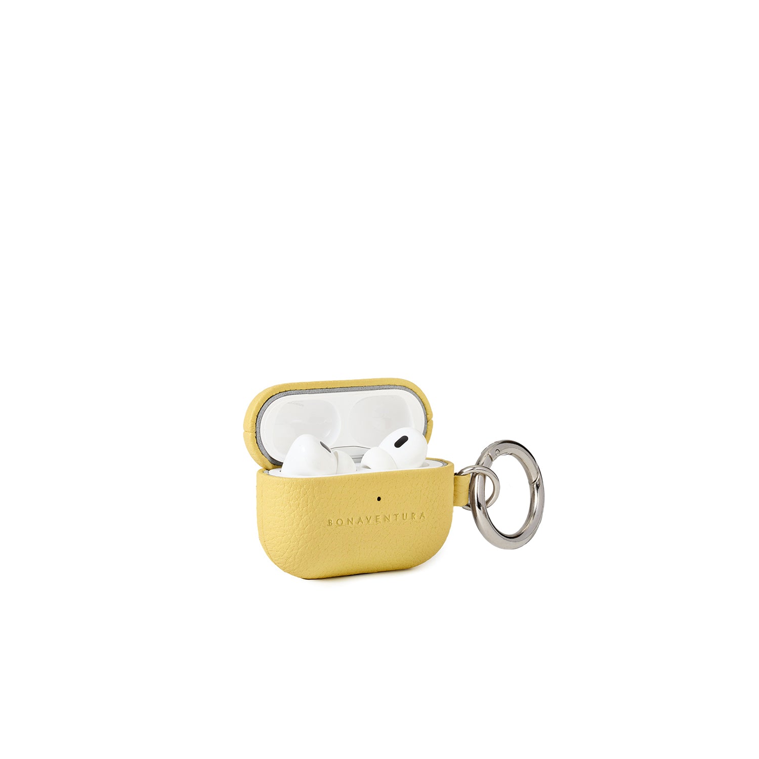 AirPods Case with Ring Shrink Leather (Yellow - Pro 2nd Gen)