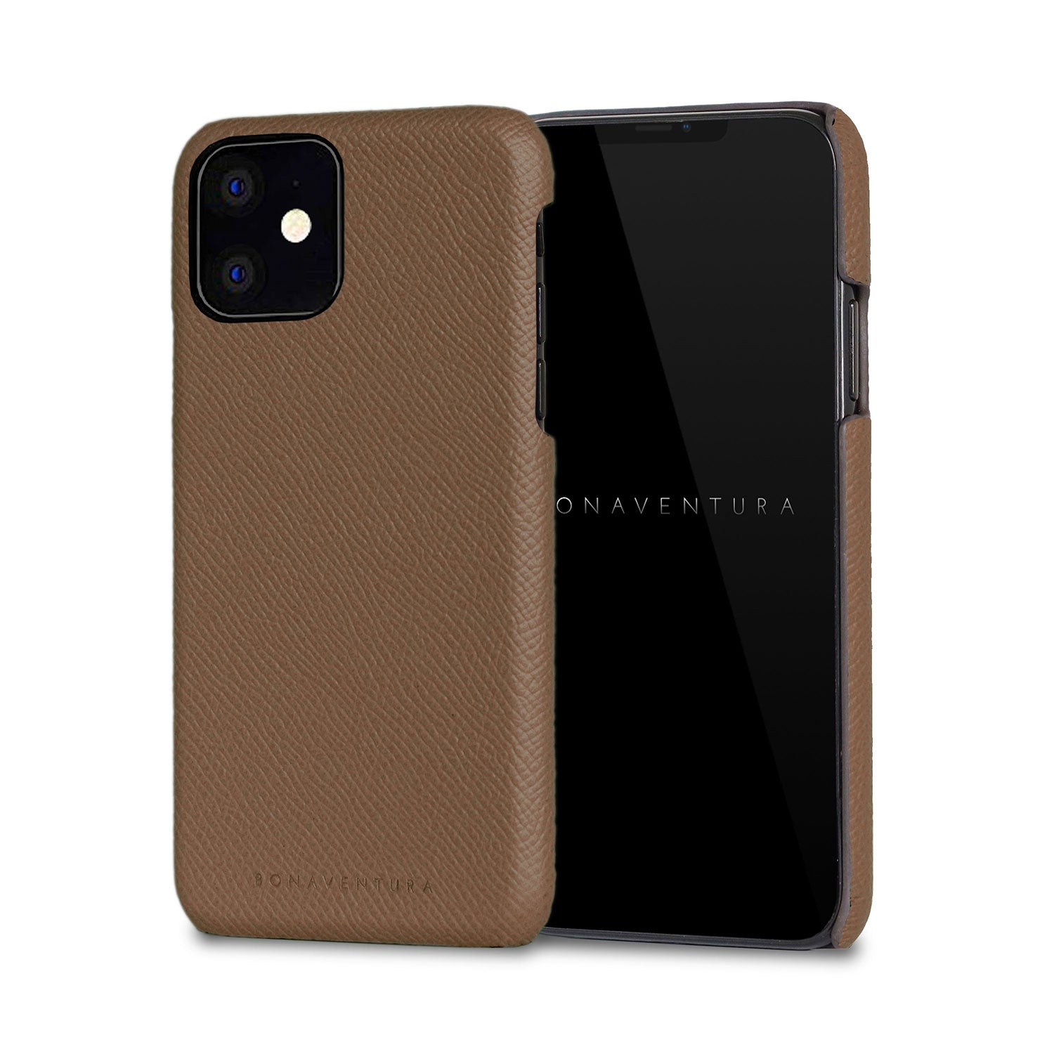 iPhone 11 Back Cover Case Nobile Leather (Etoupe)