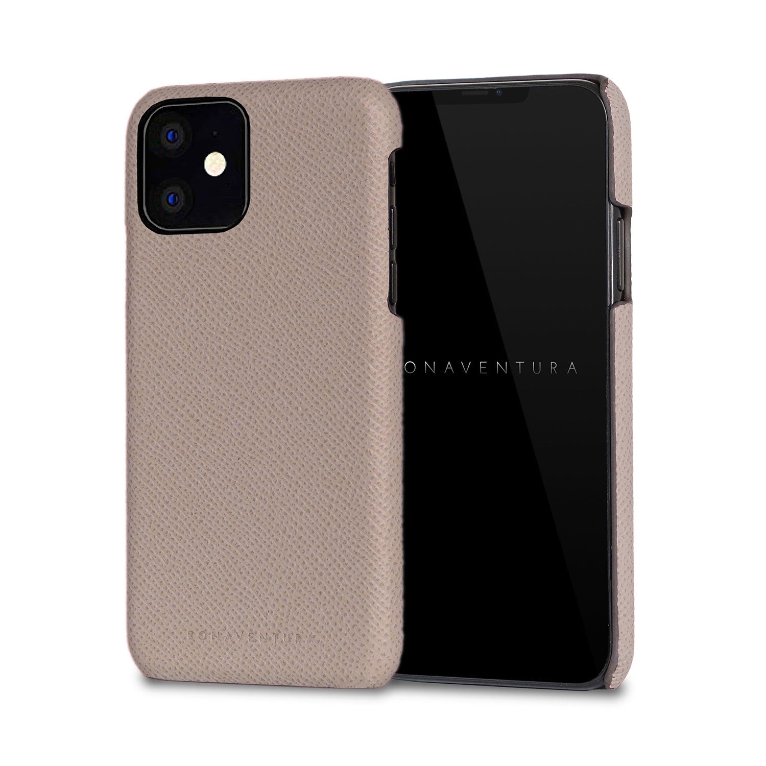 iPhone 11 Back Cover Case Nobile Leather (Greige)