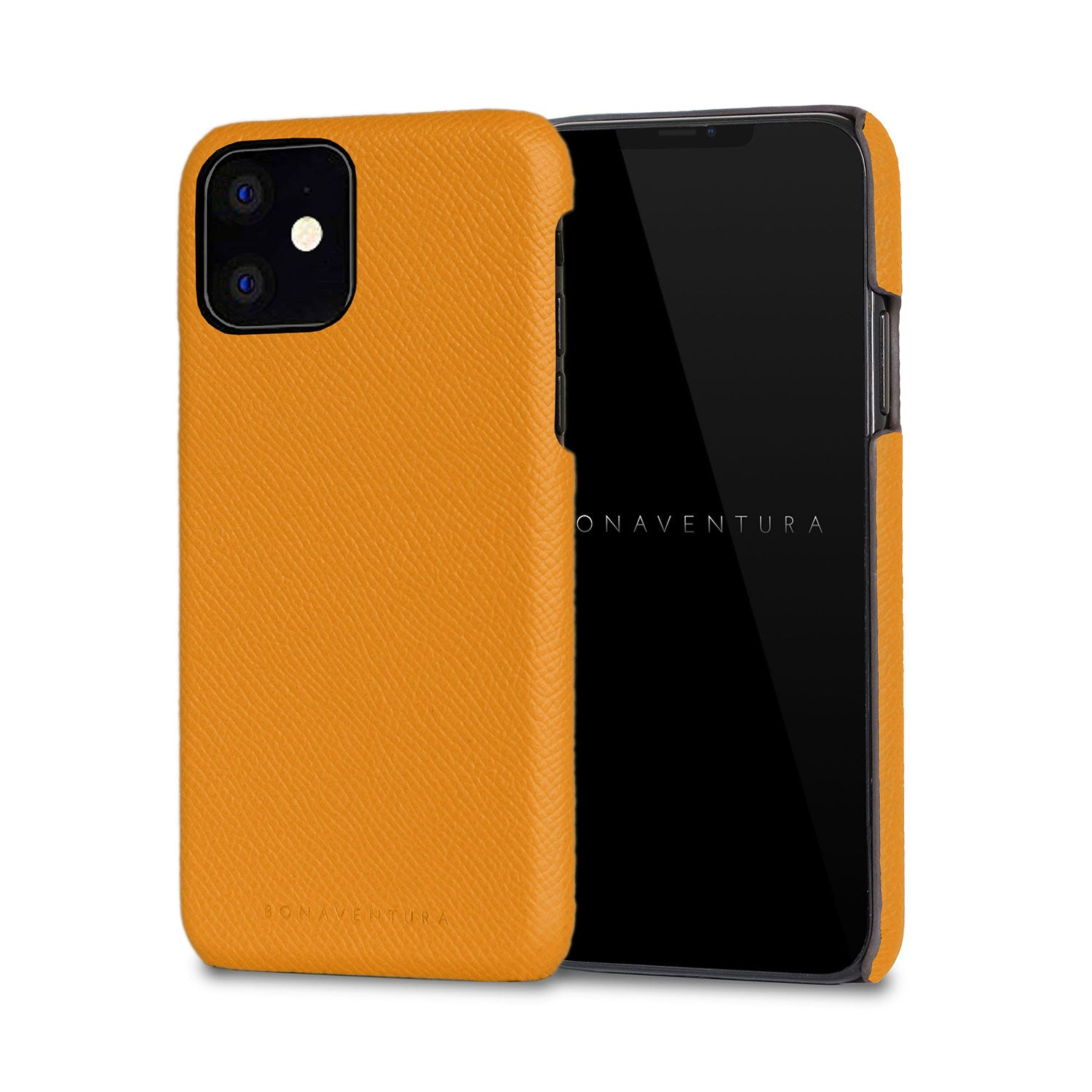 iPhone 11 Back Cover Case Nobile Leather (Mimosa yellow)