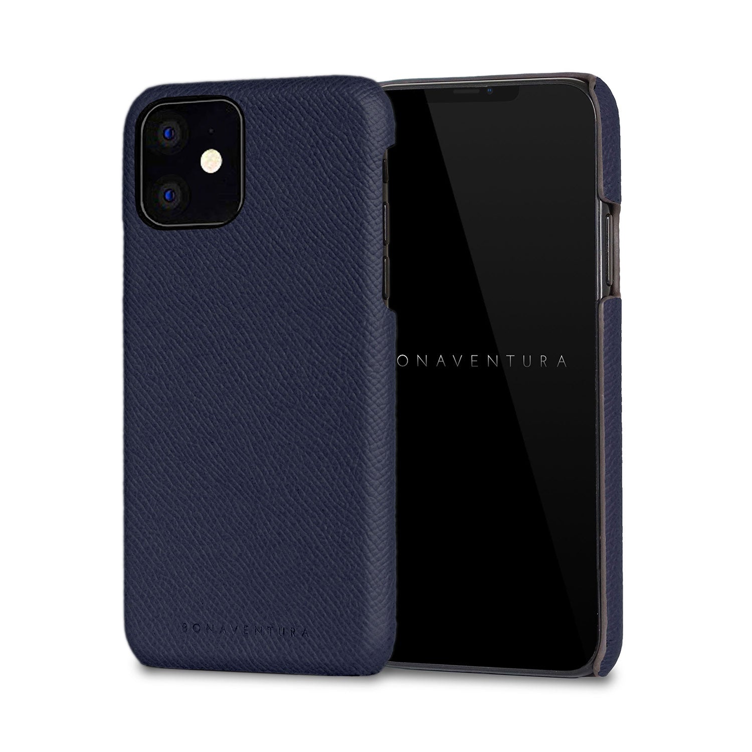 iPhone 11 Back Cover Case Nobile Leather (Navy)