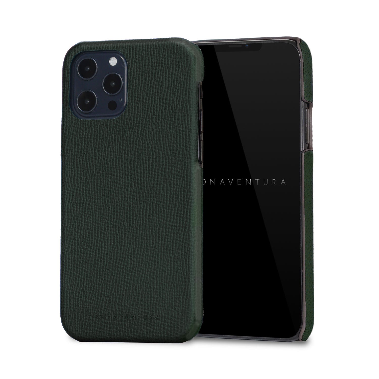 iPhone 12 Back Cover Case Nobile Leather (Malachite Green)