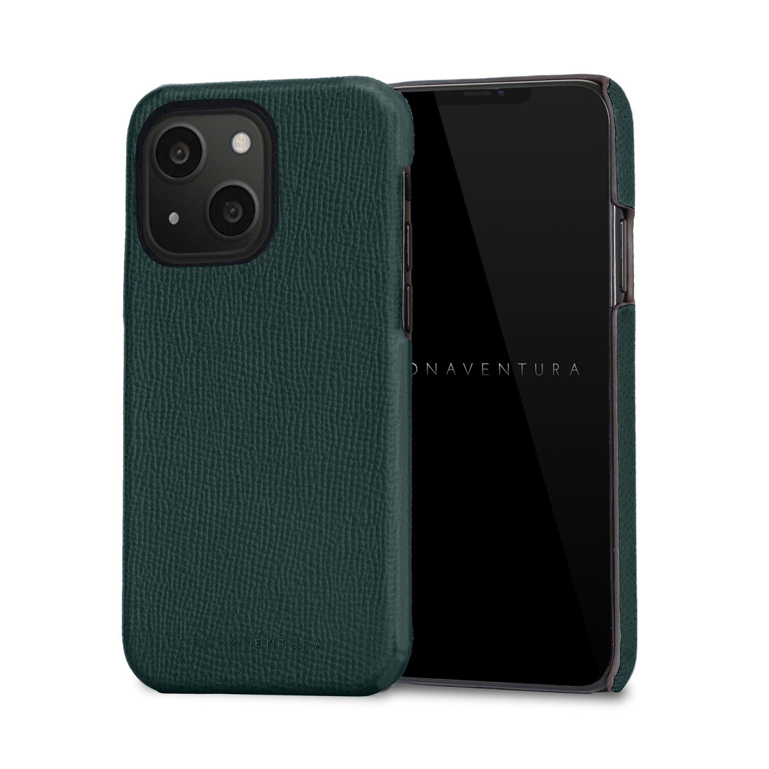 iPhone 13 mini Back Cover Case Nobile Leather (Malachite Green)