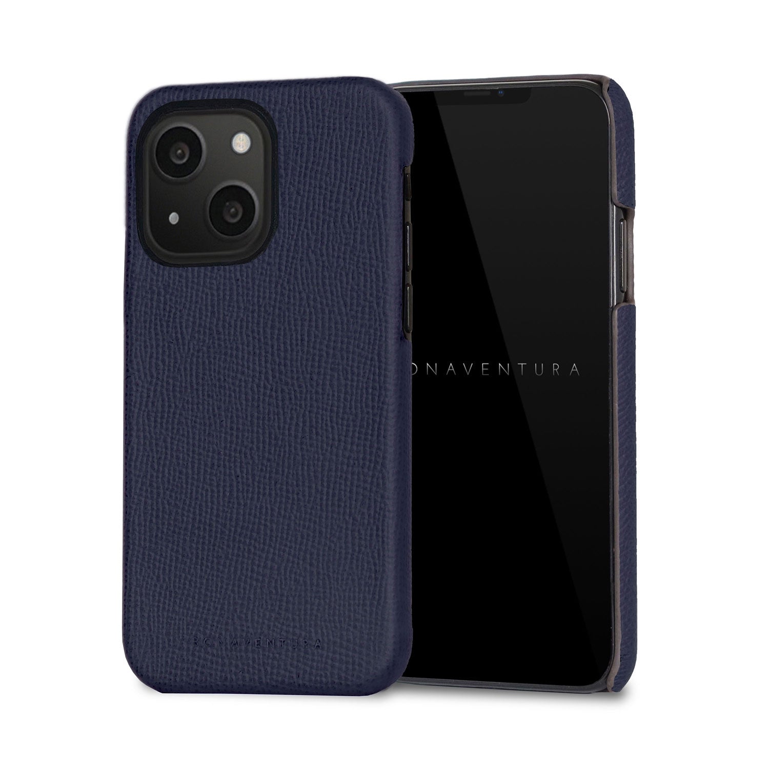 iPhone 13 mini Back Cover Case Nobile Leather (Navy)