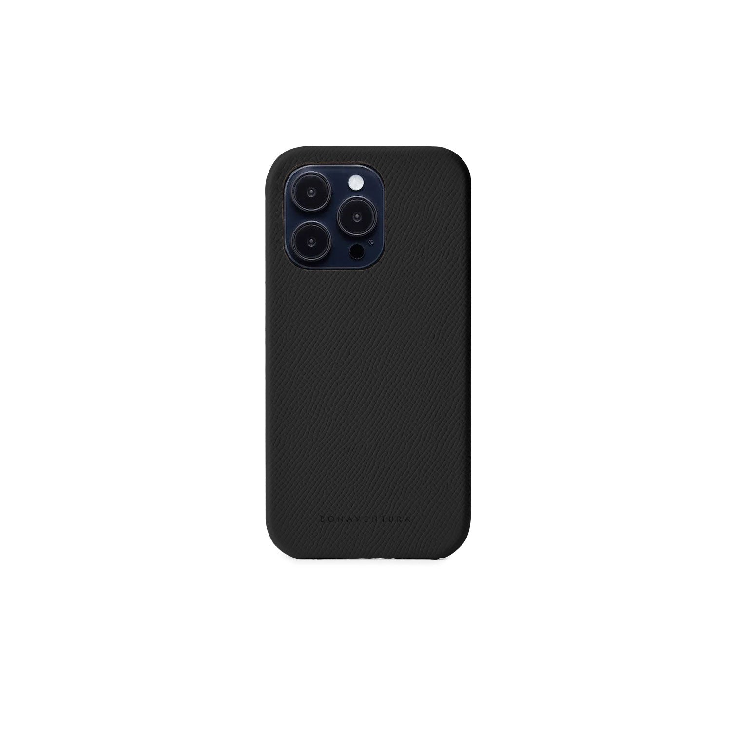 iPhone 14 Pro Back Cover Case Nobile Leather (Black)
