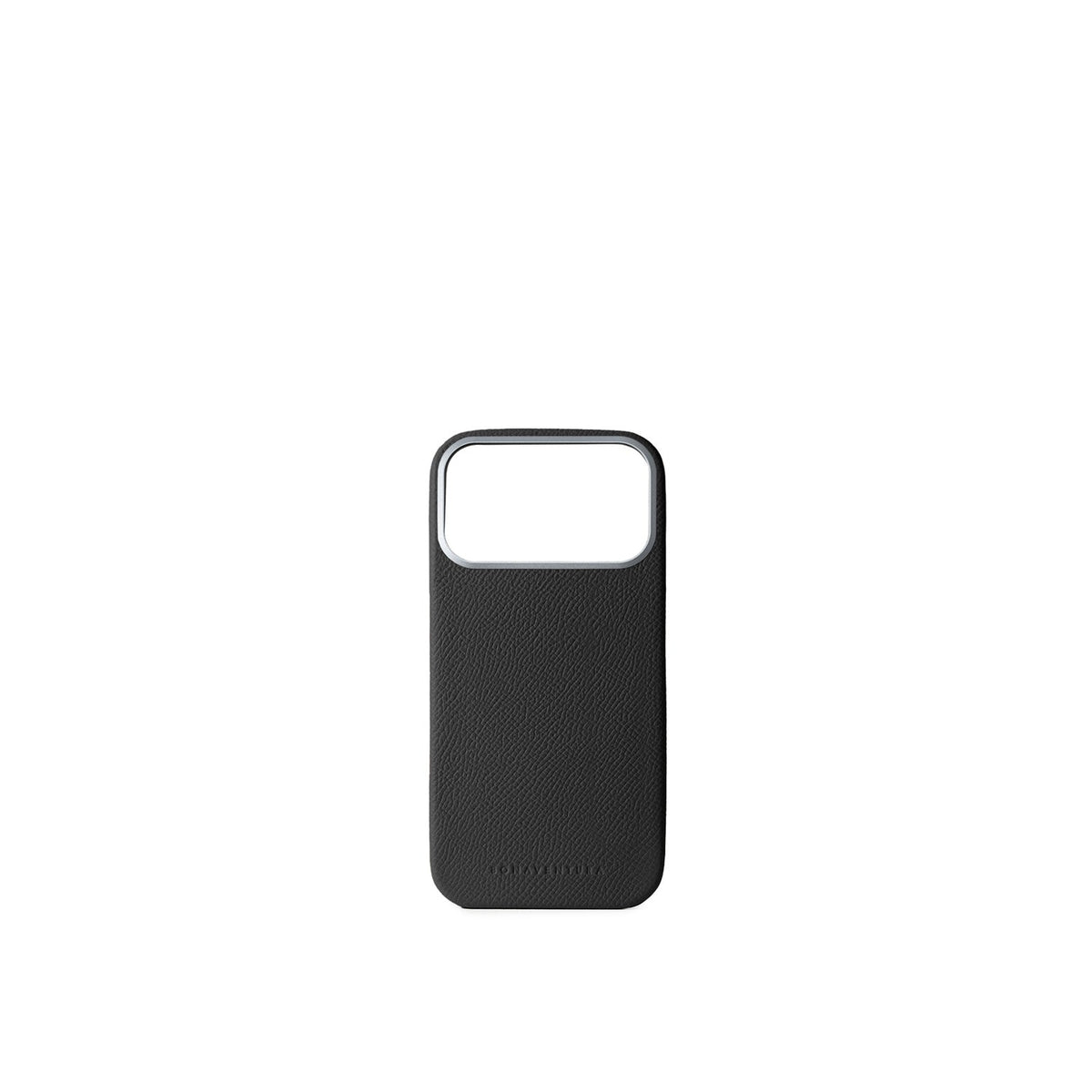 iPhone 18 Pro Max Back Cover Case Nobile Leather (Black)