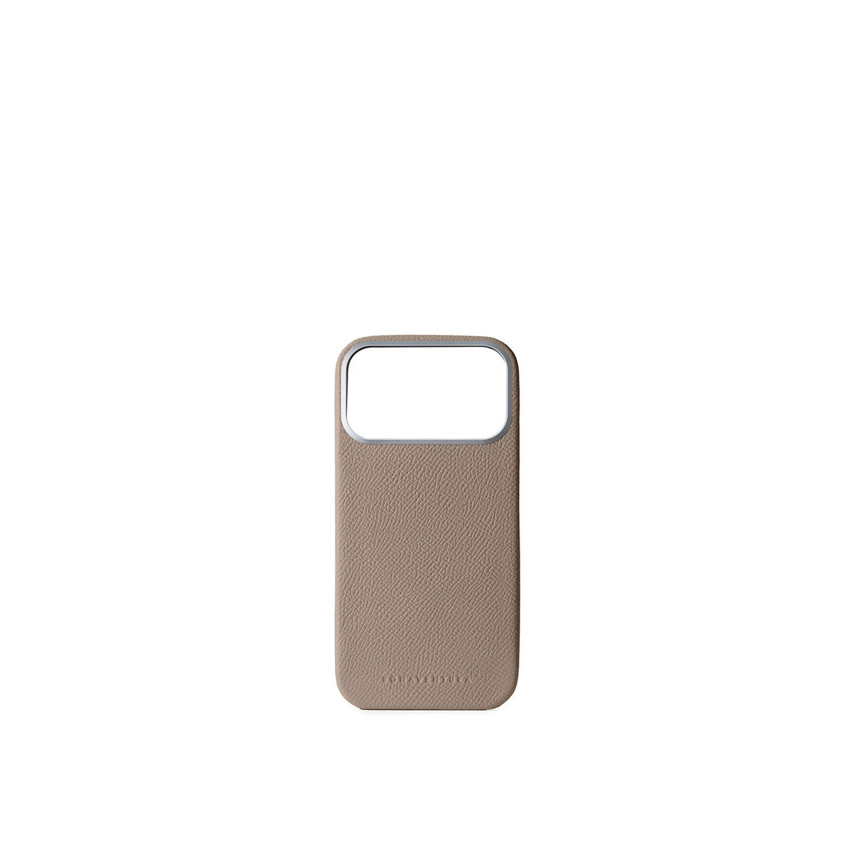 iPhone 18 Pro Max Back Cover Case Nobile Leather (Etoupe)