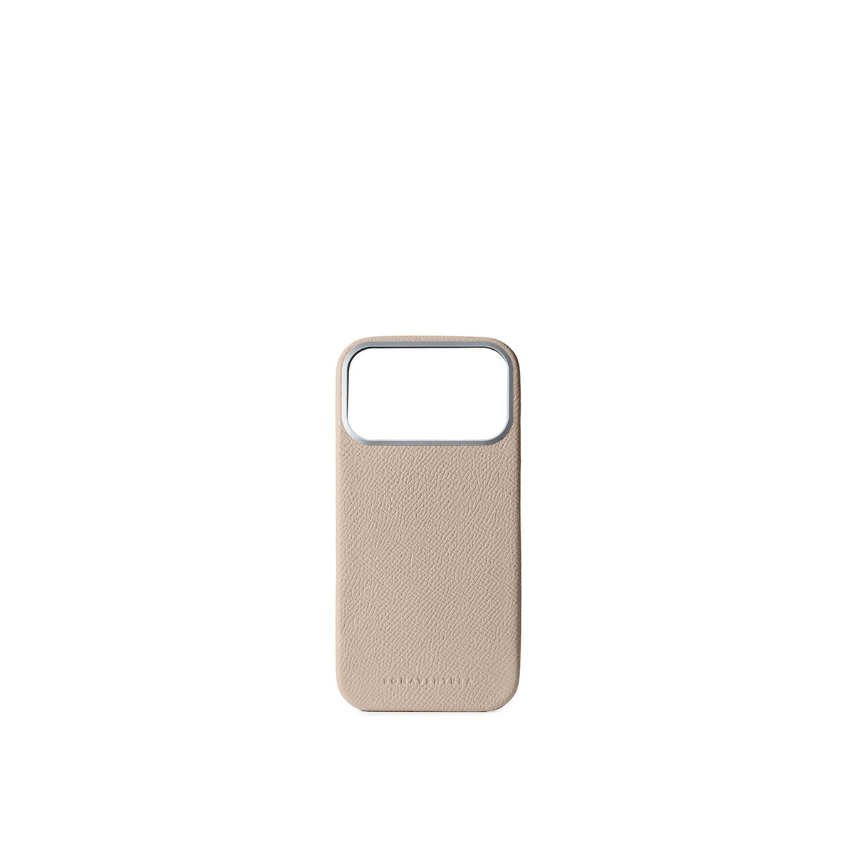 iPhone 18 Pro Max Back Cover Case Nobile Leather (Greige)
