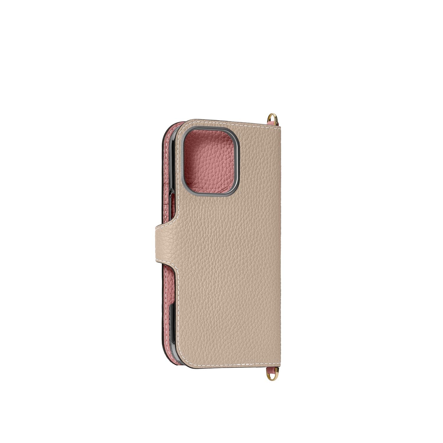iPhone 16 Pro Max Belted Diary Case Shrink Leather