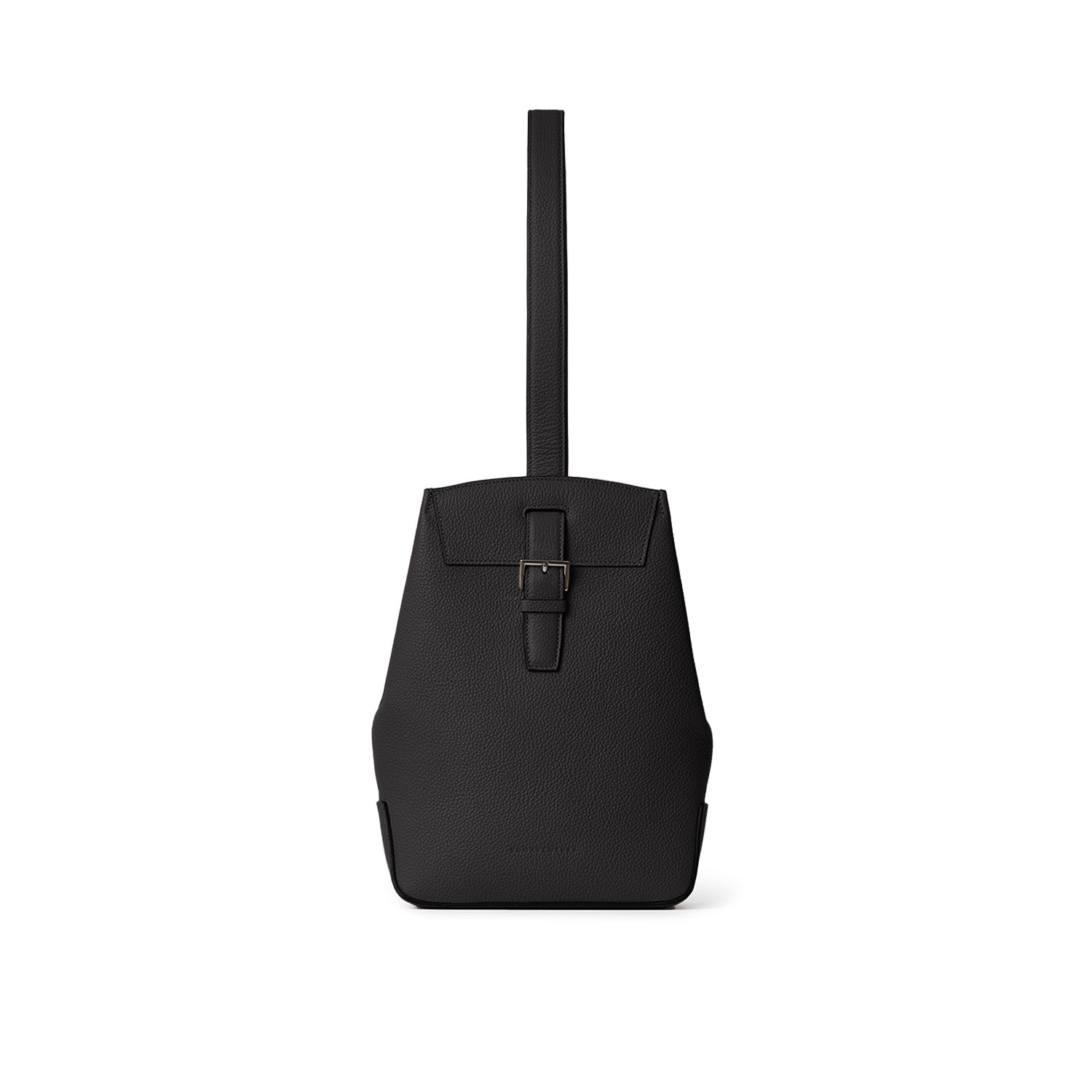 Simone One Shoulder Bag Shrink Leather (Black)