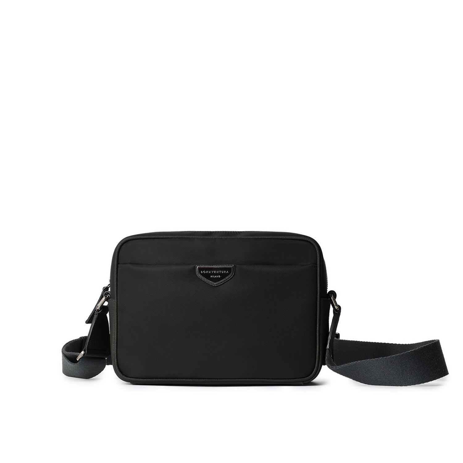 Celeste Crossbody Bag Nylon (Black × Sky Blue)