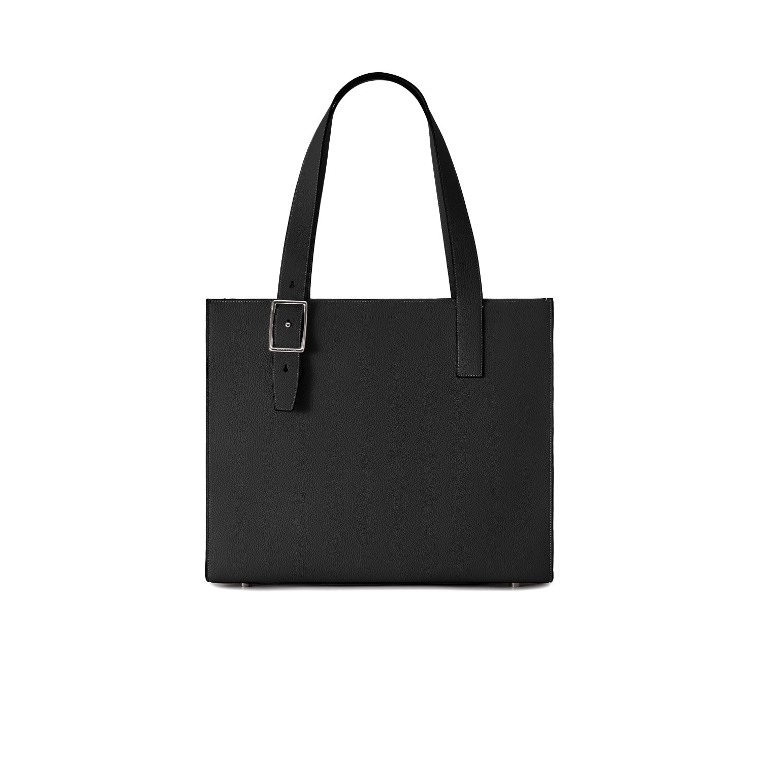 現行/極美品✨ボナベンチュラ ニコラ トートバッグ レザー ロゴ 大容量 Nicola Tote Bag Shrink Leather