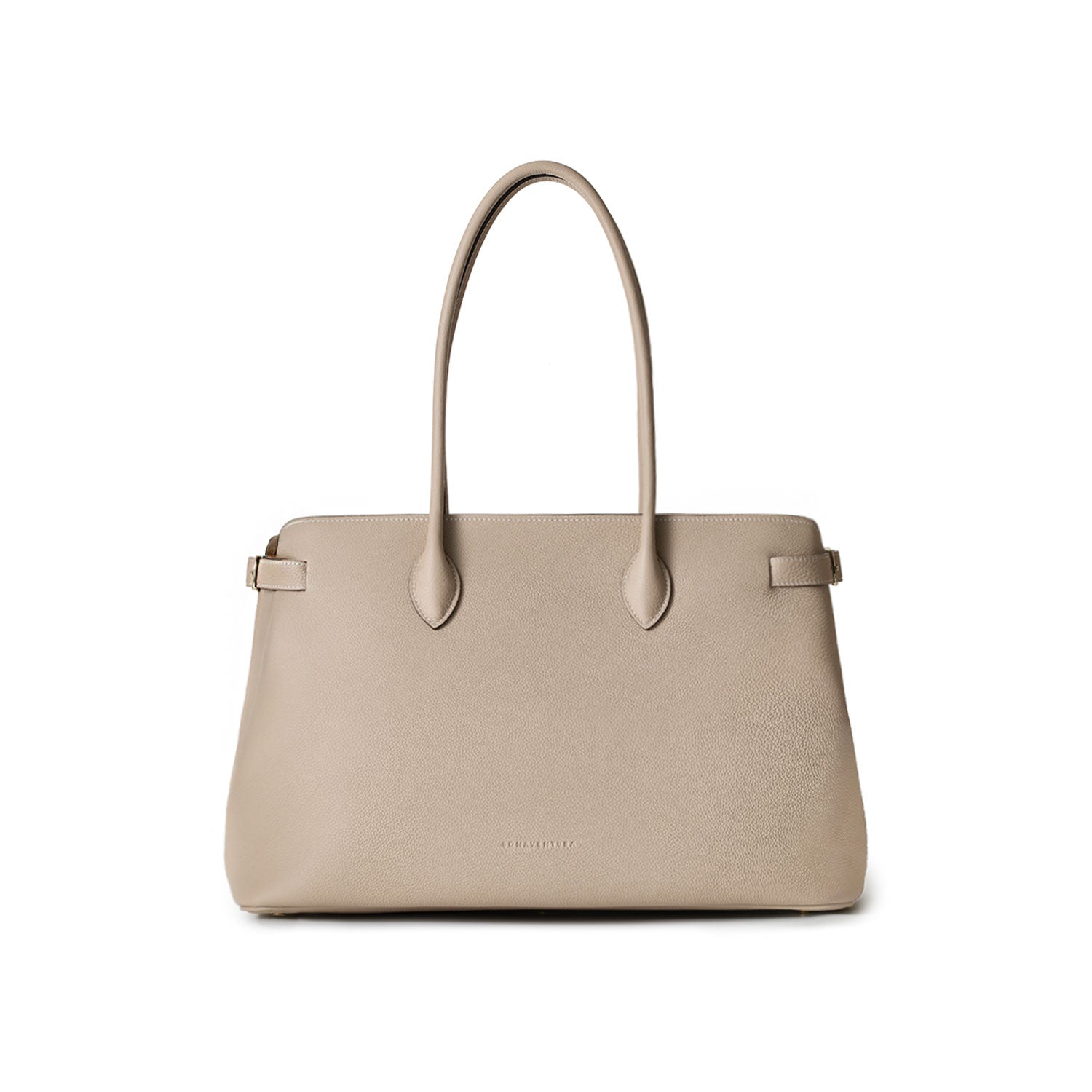 Claire Tote Bag Shrink Leather (Greige)