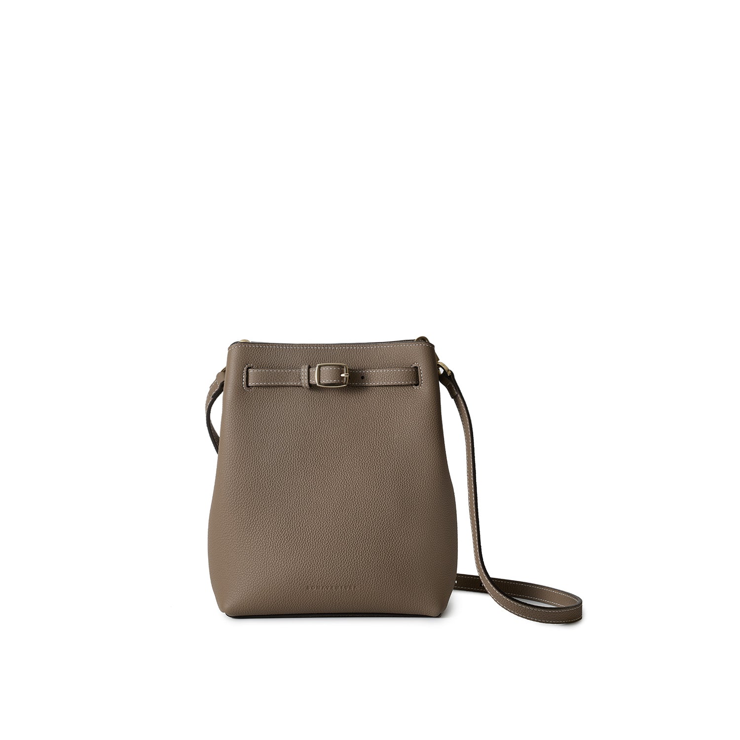 Claire Shoulder bag Shrink Leather (Etoupe)