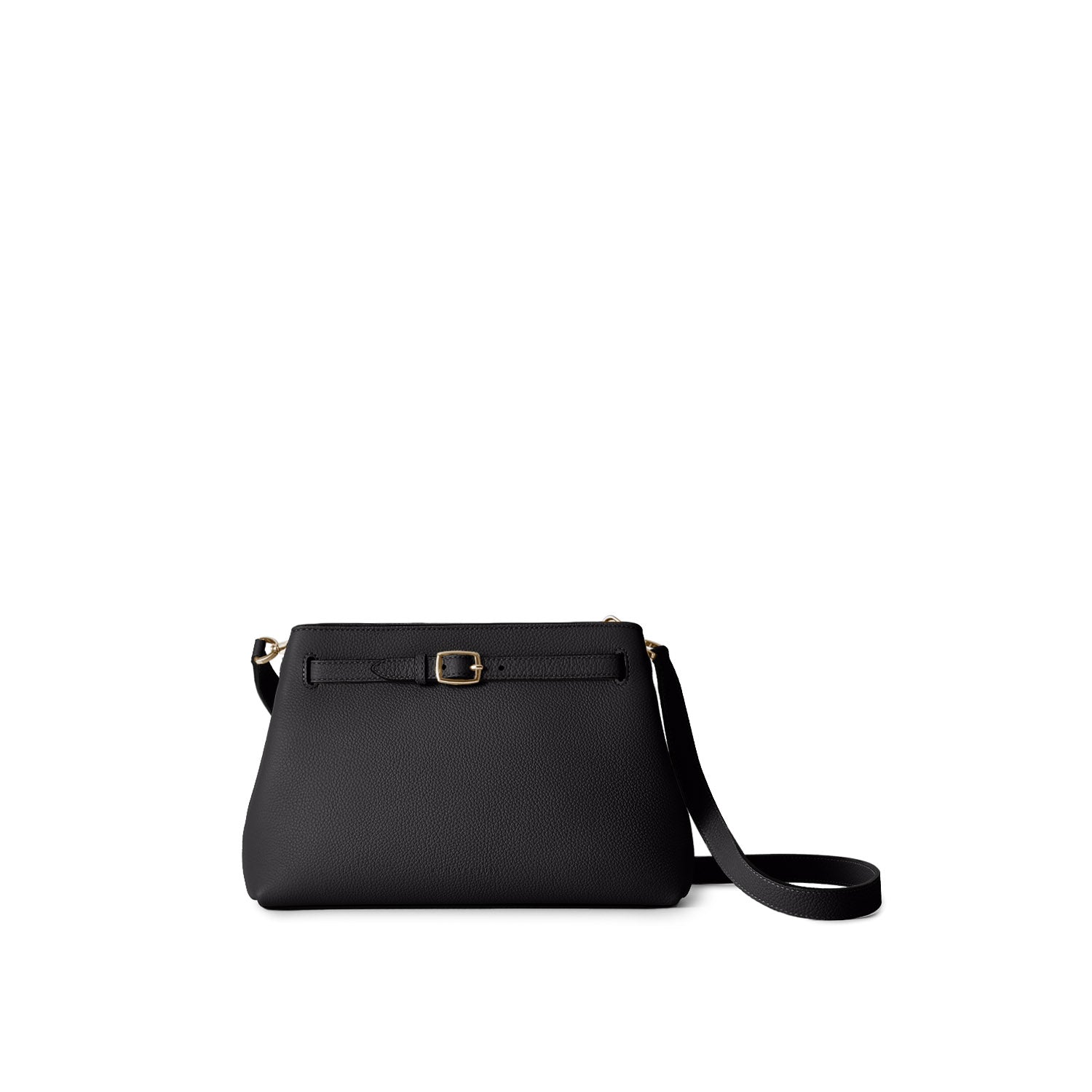Claire Crossbody Bag Shrink Leather (Black)
