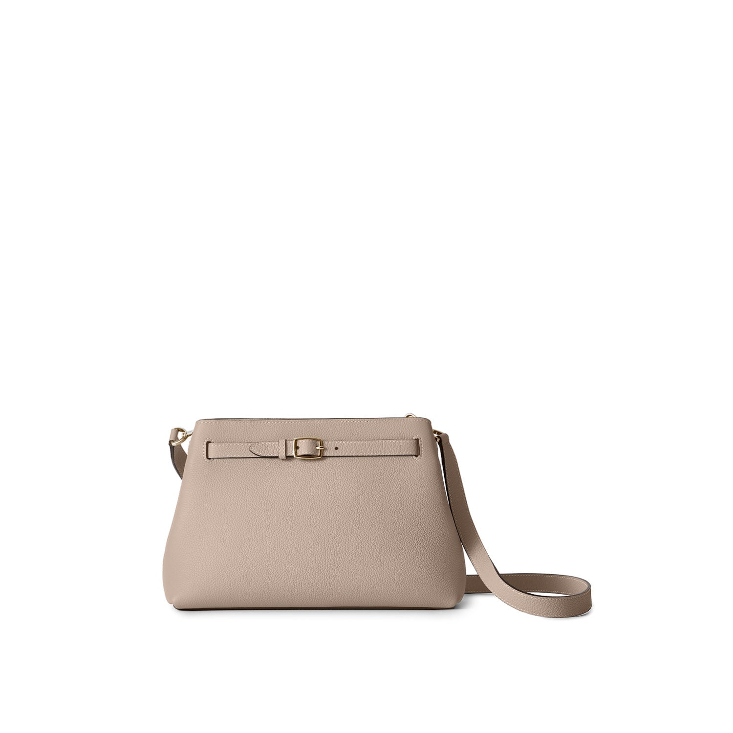 Claire Crossbody Bag Shrink Leather (Greige)