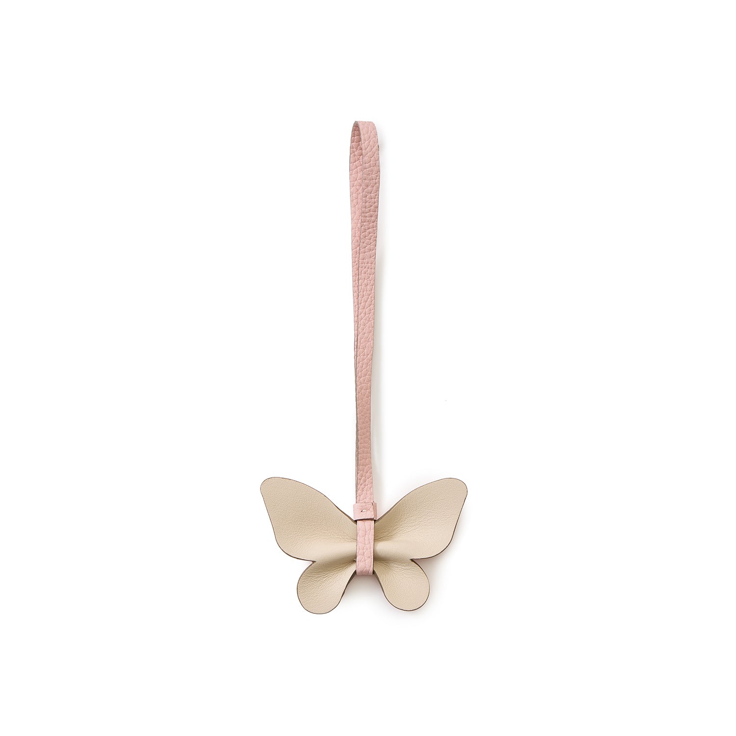 Animal Charm Butterfly Shrink Leather