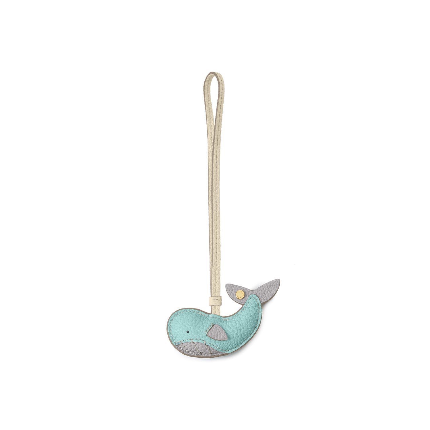 Animal Charm Whale Shrink Leather