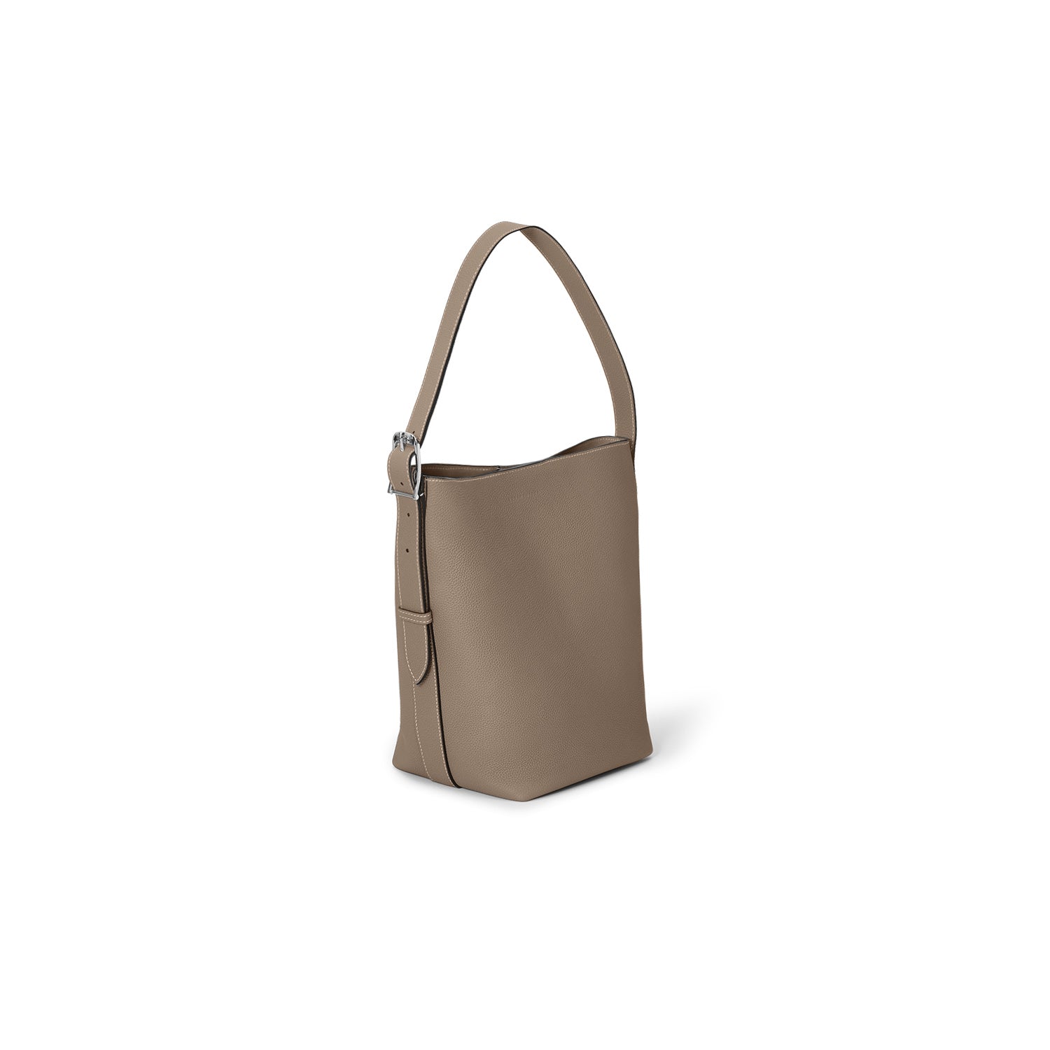 Mina Open Bucket Bag Shrink Leather