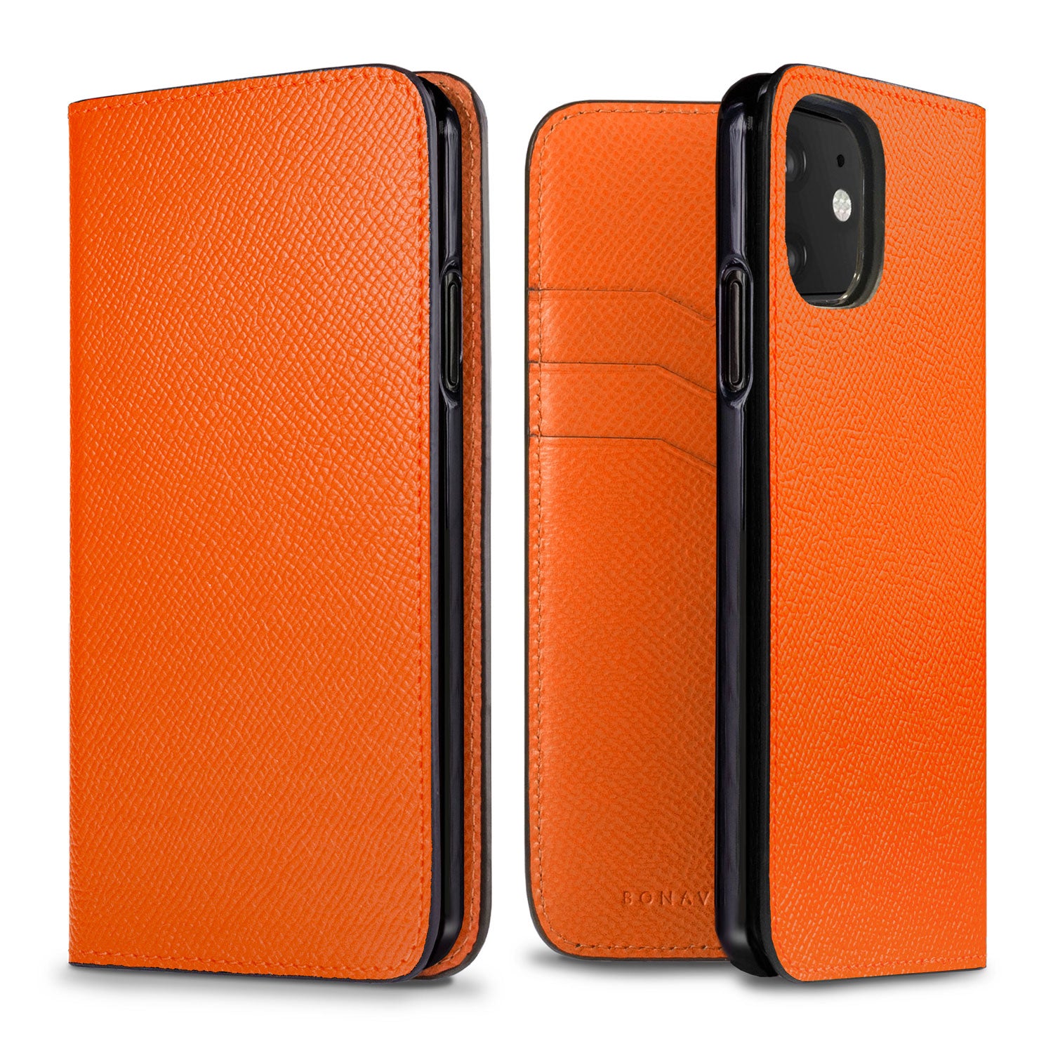 iPhone 11 Diary Case Nobile Leather (Orange)