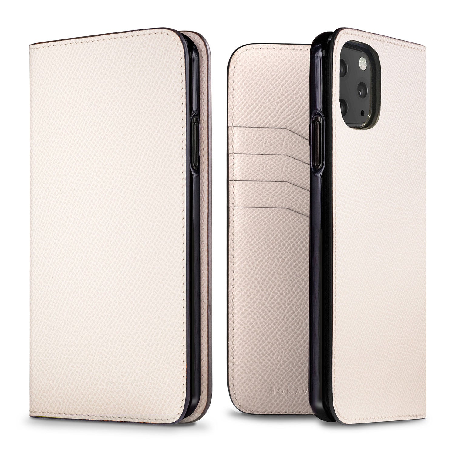 iPhone 11 Pro Max Diary Case Nobile Leather (White)