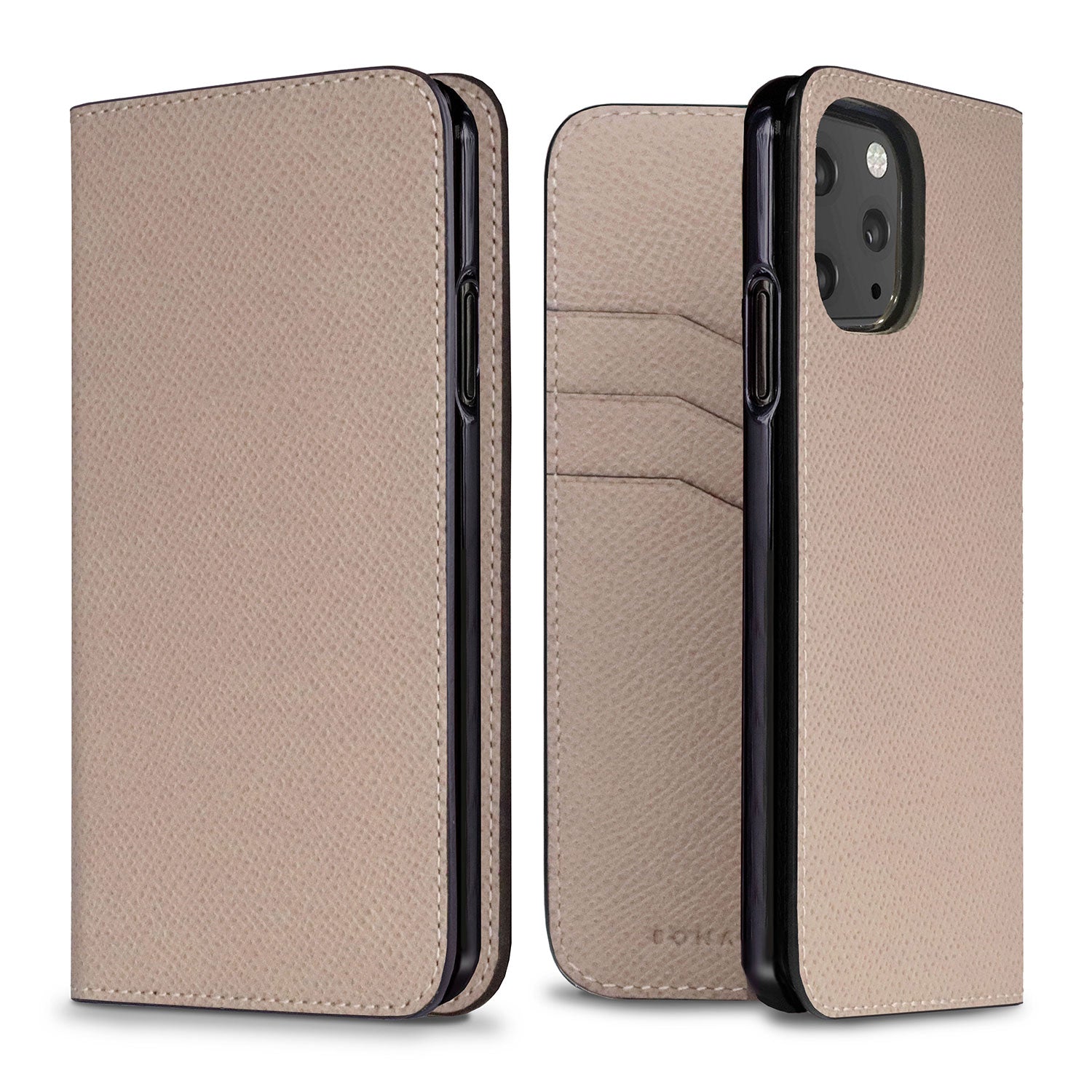 iPhone 11 Pro Diary Case Nobile Leather (Greige)