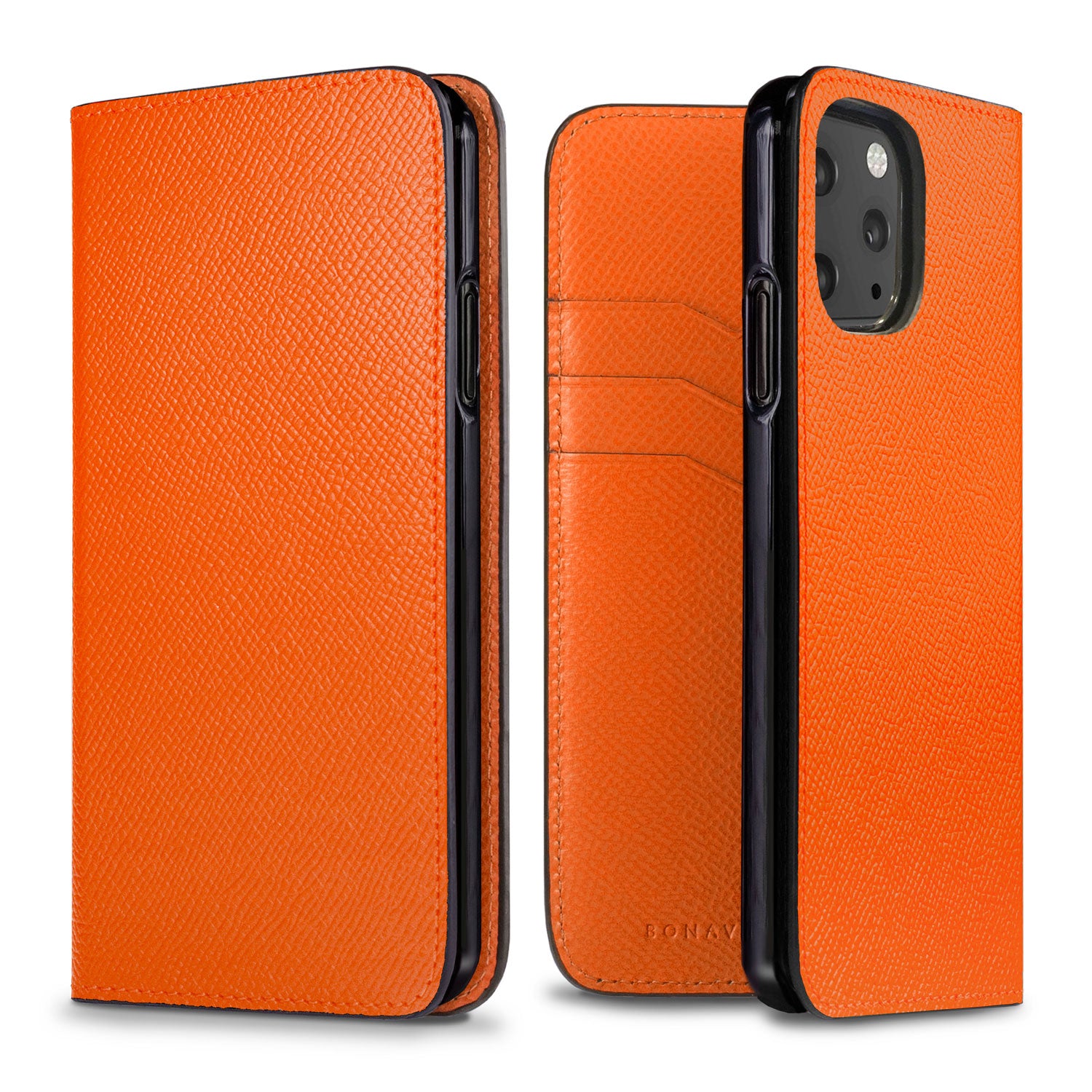 iPhone 11 Pro Diary Case Nobile Leather (Orange)