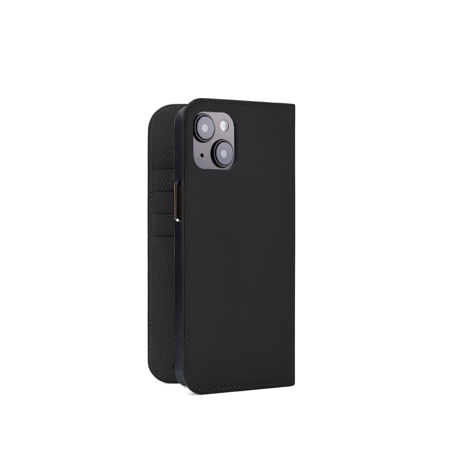 iPhone 14 Plus Diary Case Nobile Leather (Black)