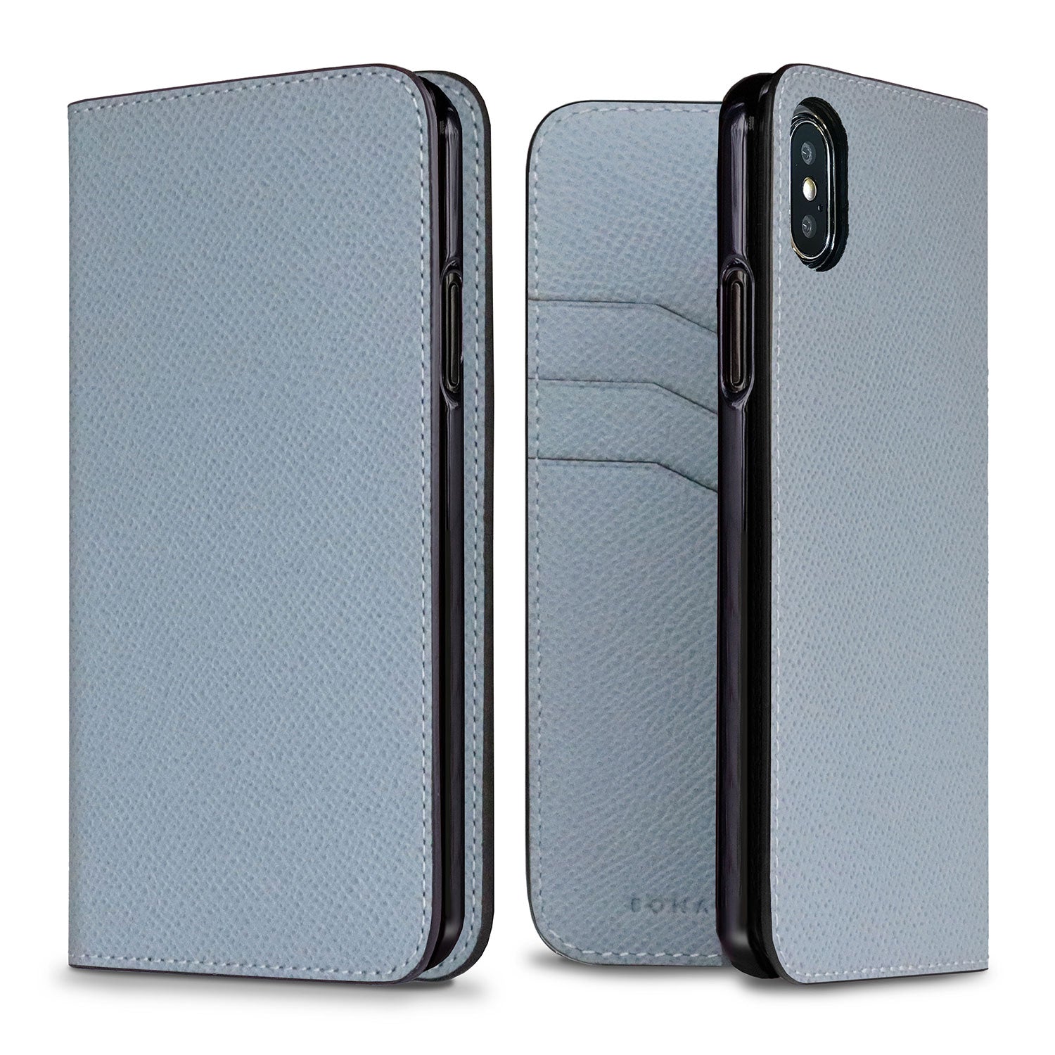 iPhone X / Xs Diary Case Nobile Leather (Blue Lin)