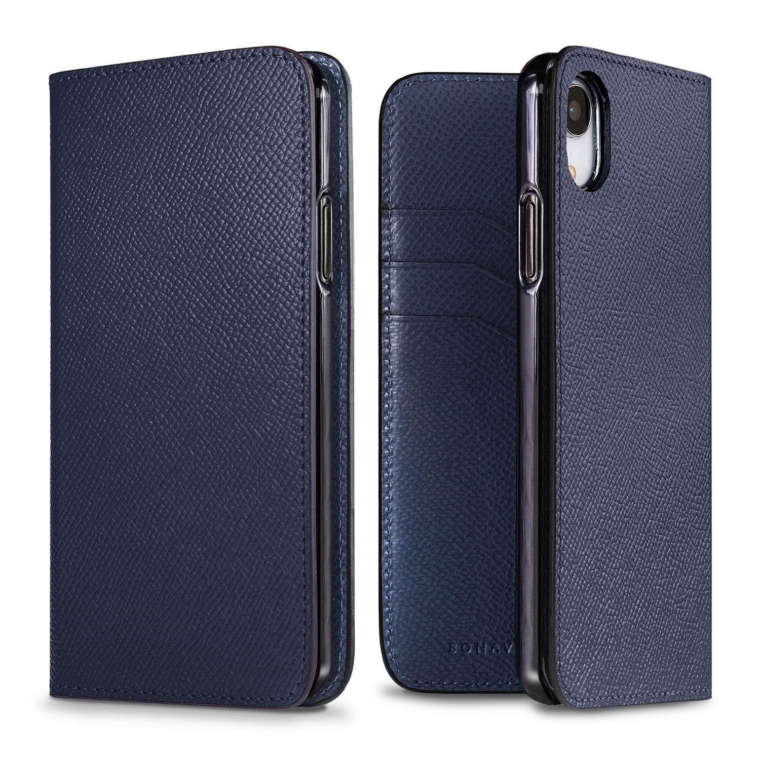 iPhone XR Diary Case Nobile Leather (Navy)