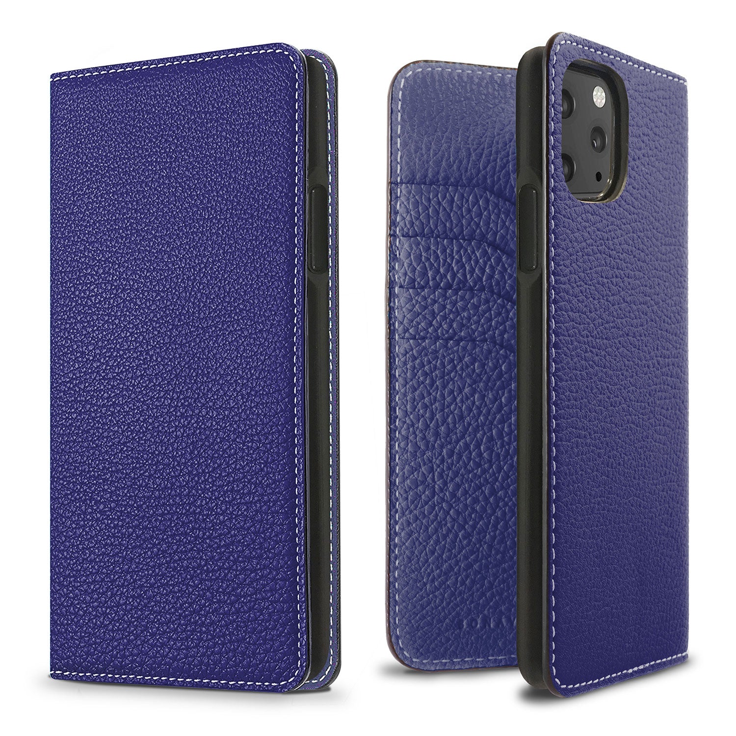iPhone 11 Pro Max Diary Case Shrink Leather (Electric Blue)