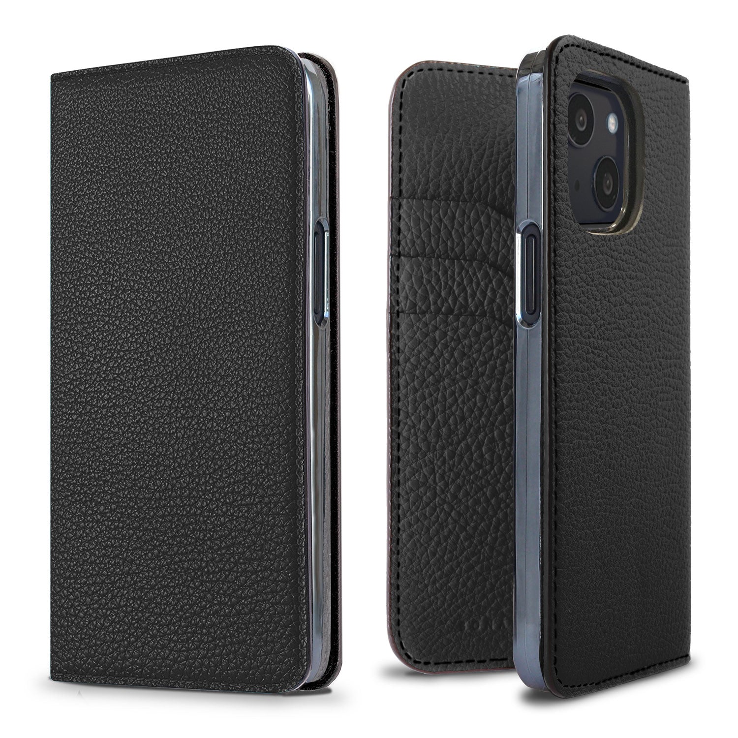 iPhone 13 mini Diary Case Bottalato Leather (Black)