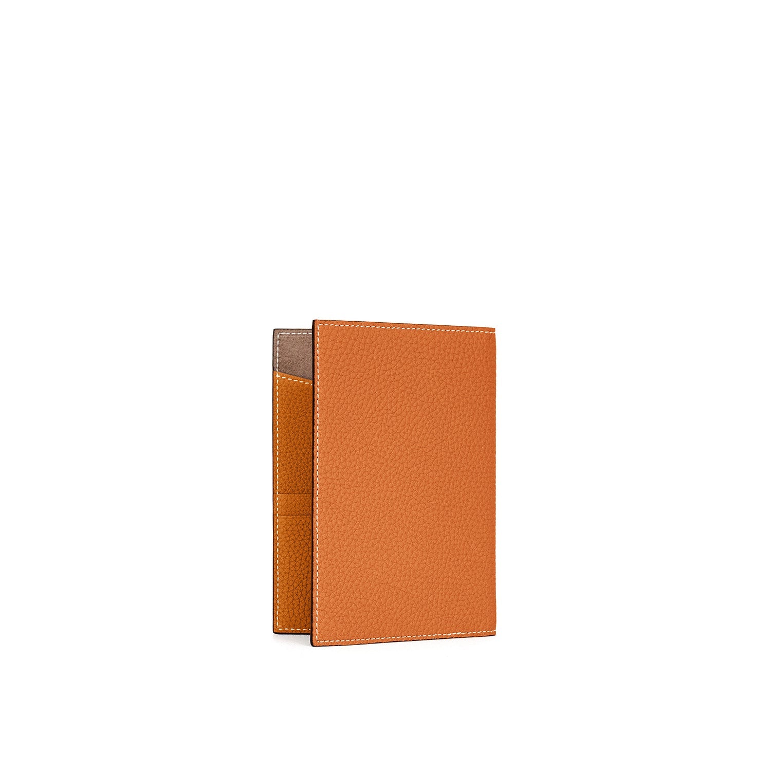 Passport Case Shrink Leather (Orange)