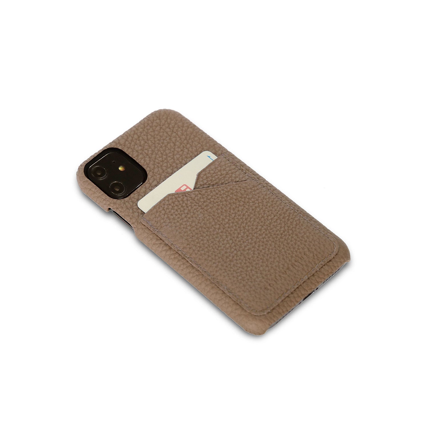 iPhone 11 Back Cover Case Shrink Leather