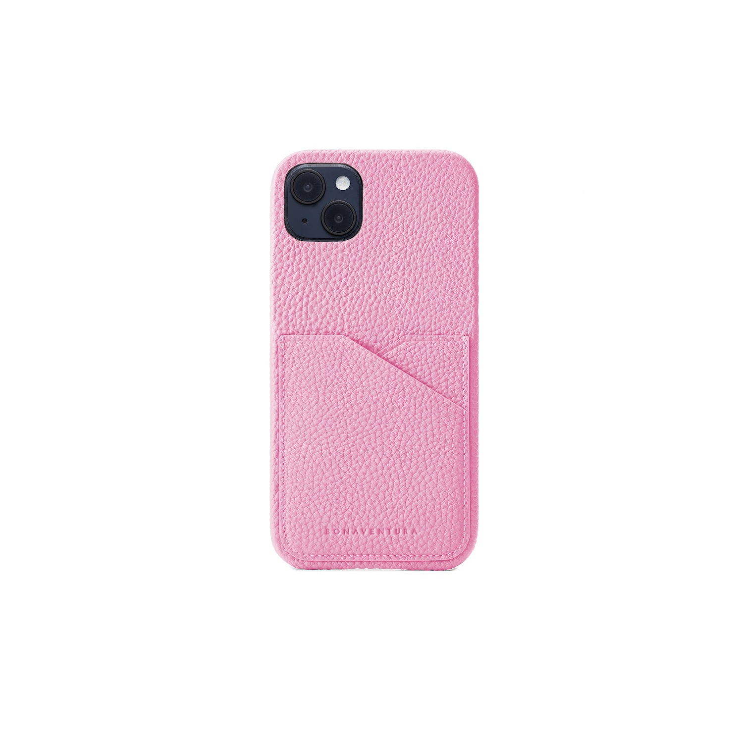 iPhone 14 Plus Back Cover Case Shrink Leather (Taffy Pink)