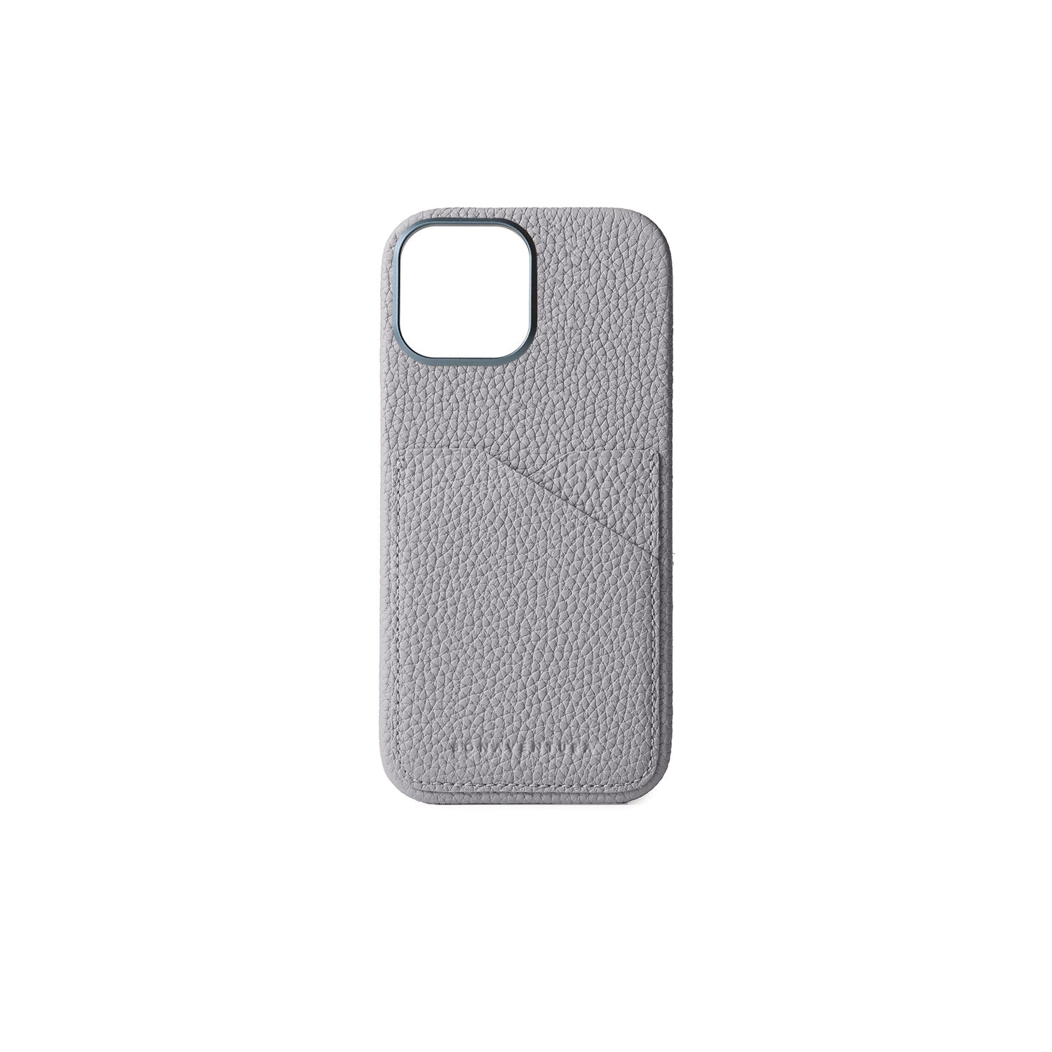 iPhone 16 Back Cover Case Shrink Leather (True Gray)