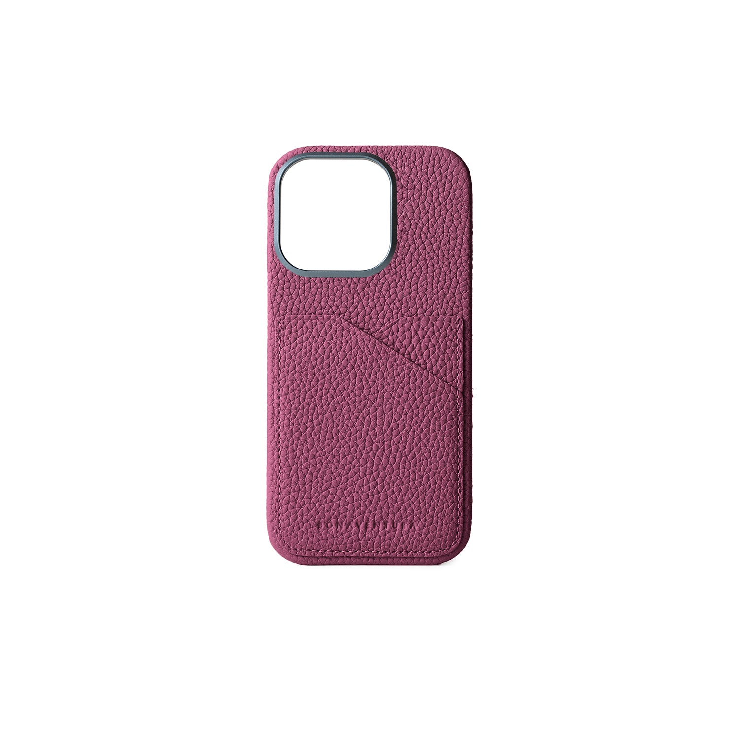 iPhone 16 Pro Back Cover Case Shrink Leather (Anemone Purple)