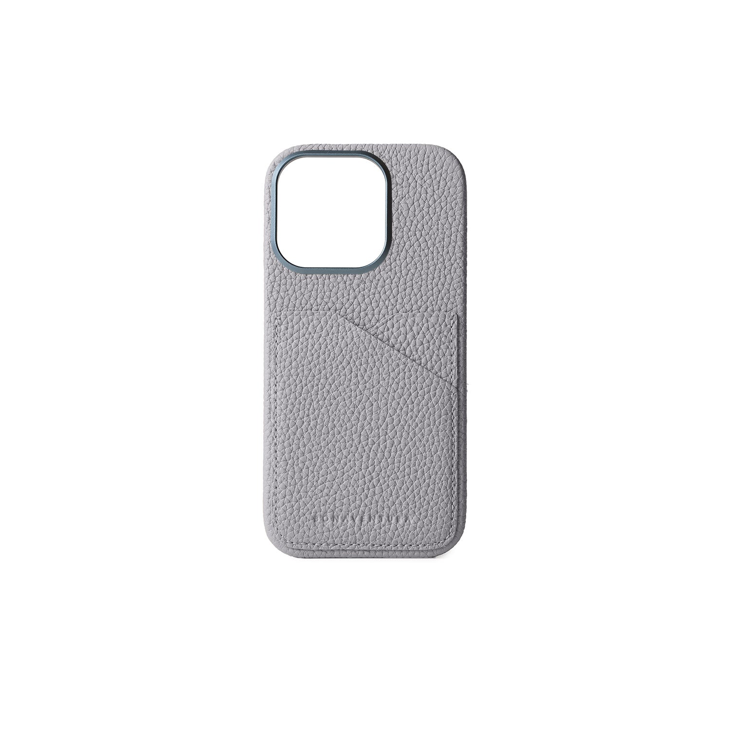 iPhone 16 Pro Back Cover Case Shrink Leather (True Gray)