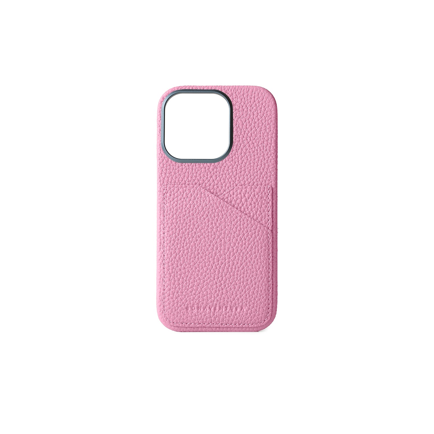 iPhone 16 Pro Back Cover Case Shrink Leather (Taffy Pink)