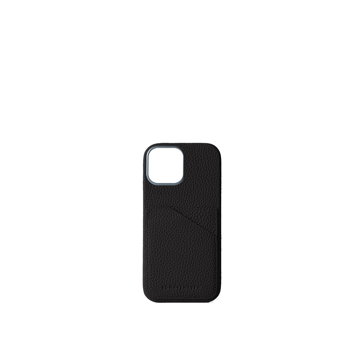 iPhone 17 Back Cover Case Shrink Leather (Black)