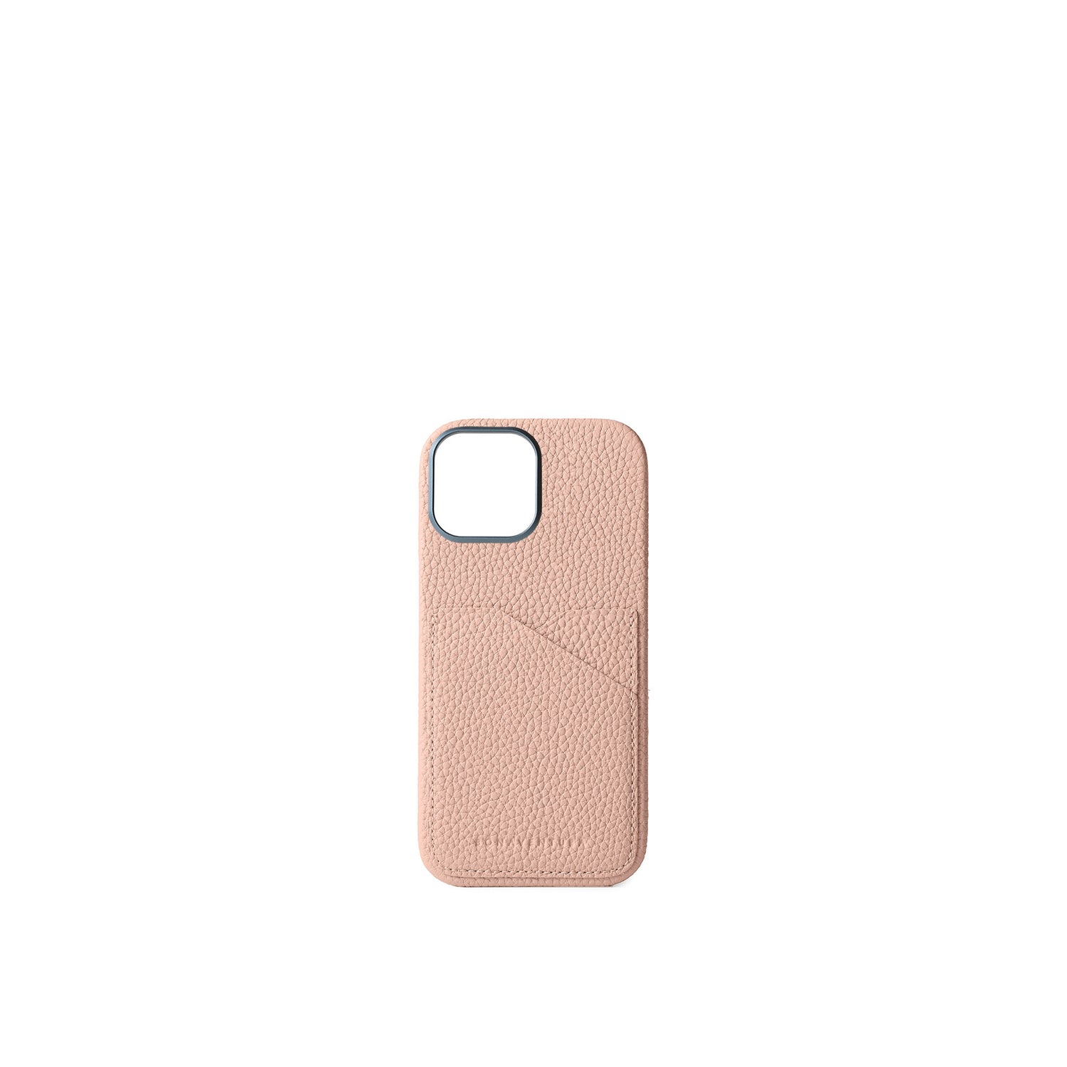 iPhone 17 Back Cover Case Shrink Leather (Almond Pink (Etoupe edge paint))