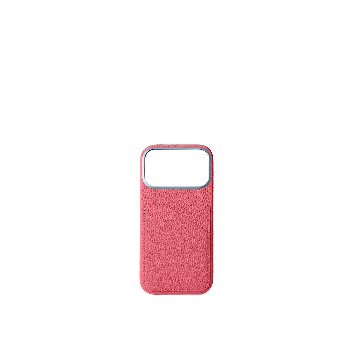 iPhone 18 Pro Max Back Cover Case Shrink Leather (Azalee Pink)