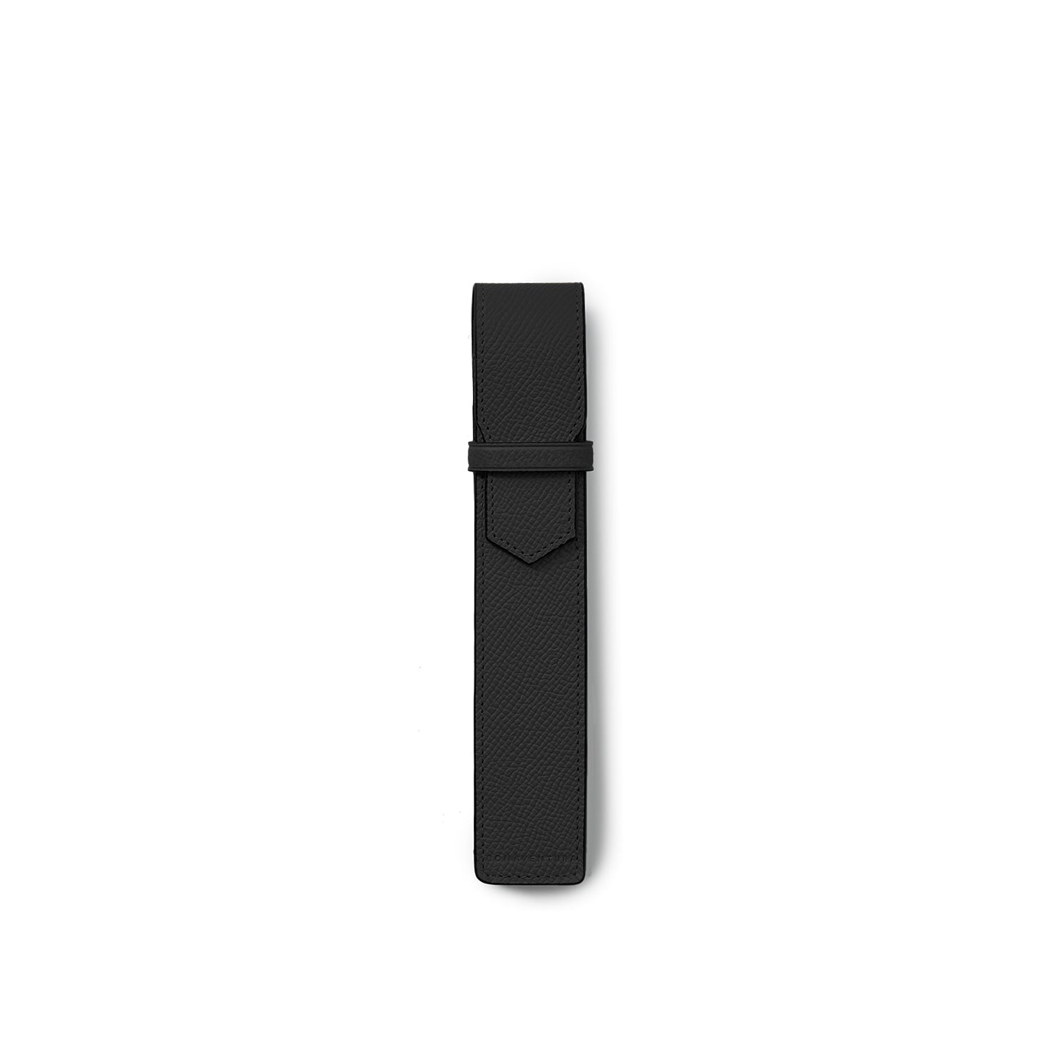 Slim Pen Holder Shrink Leather (Black)