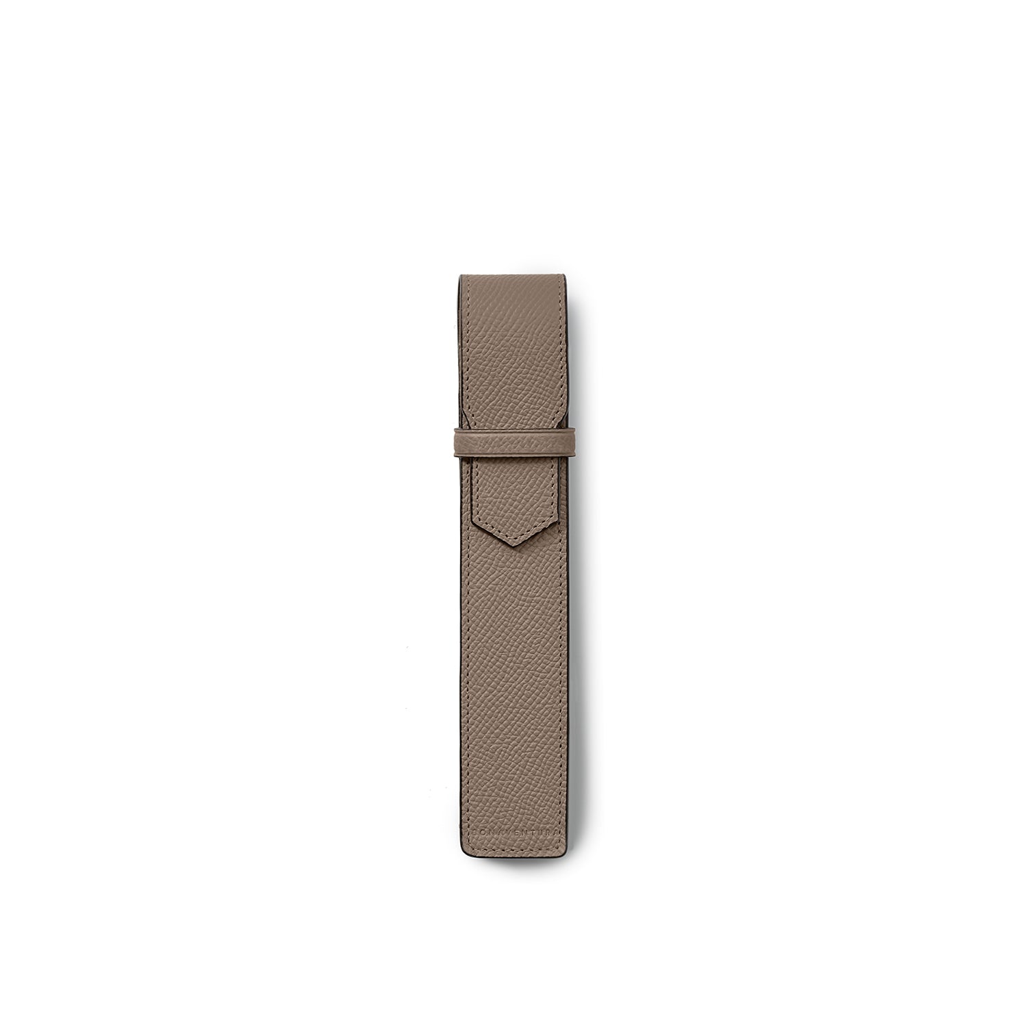 Slim Pen Holder Shrink Leather (Etoupe)