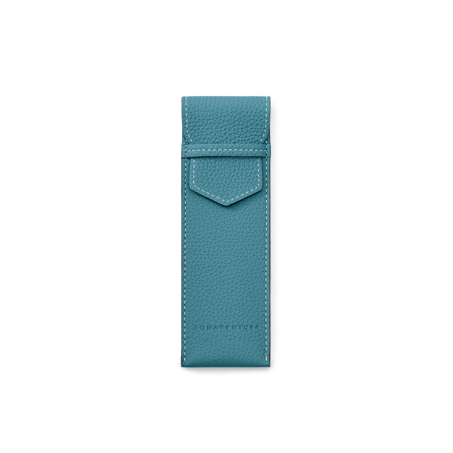 Pen Holder Shrink Leather (Blue Cyan)