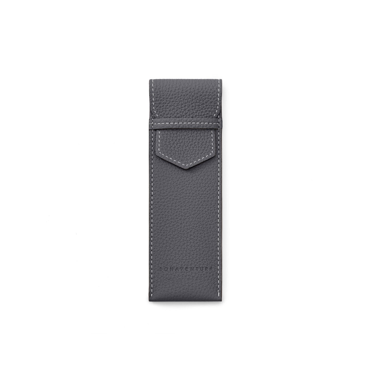 Pen Holder Shrink Leather (Charcoal Gray)