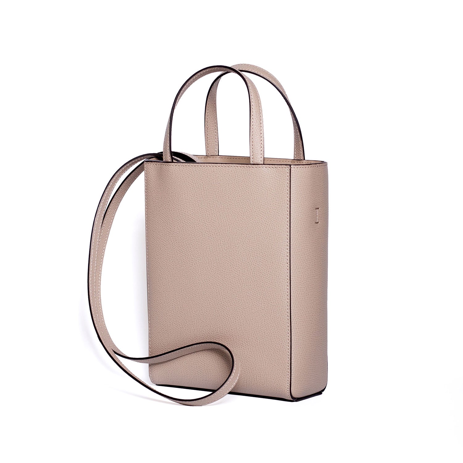Shopper Bag Nobile Leather (Greige - Mini)