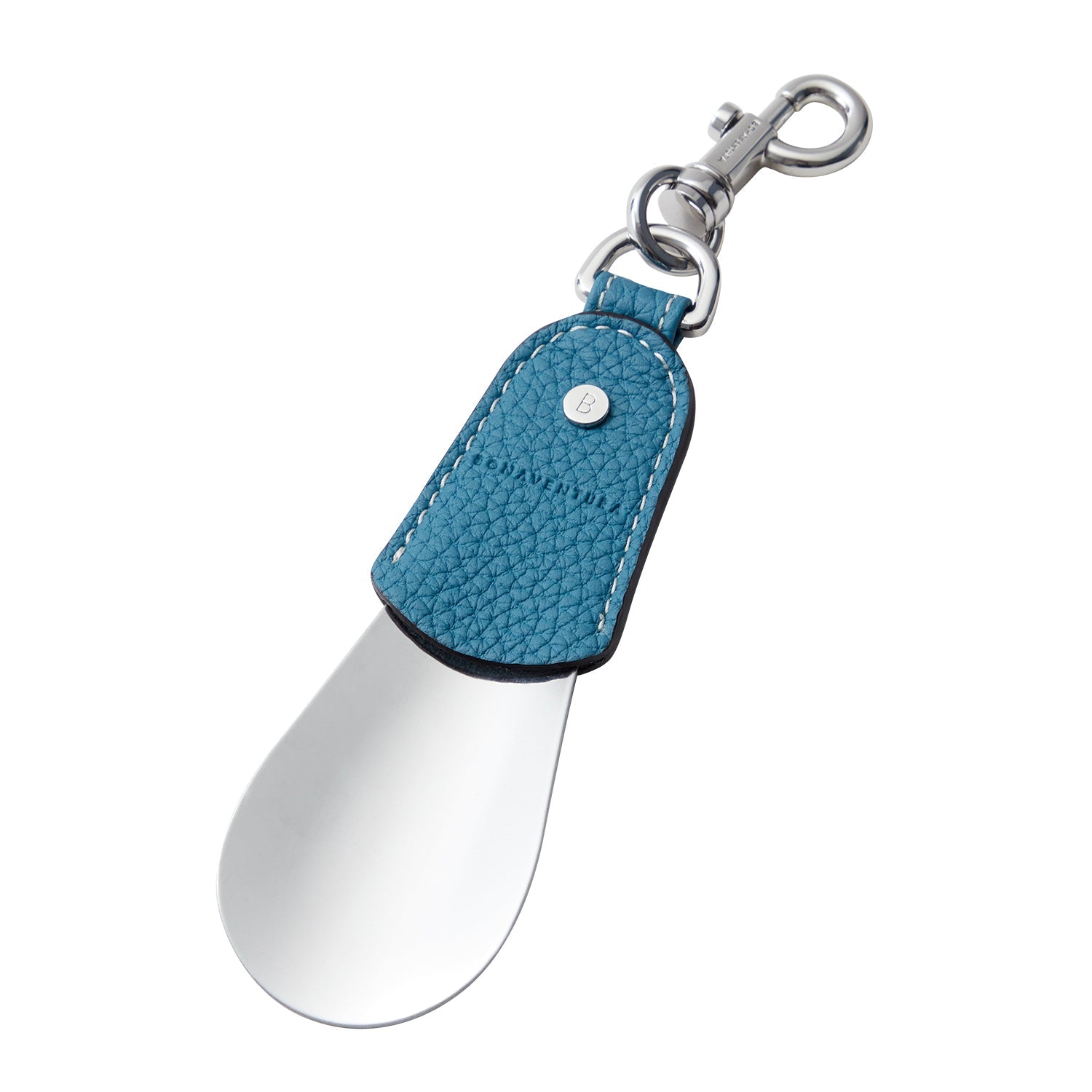 Shoe Horn Bottalato Leather (Blue Cyan)