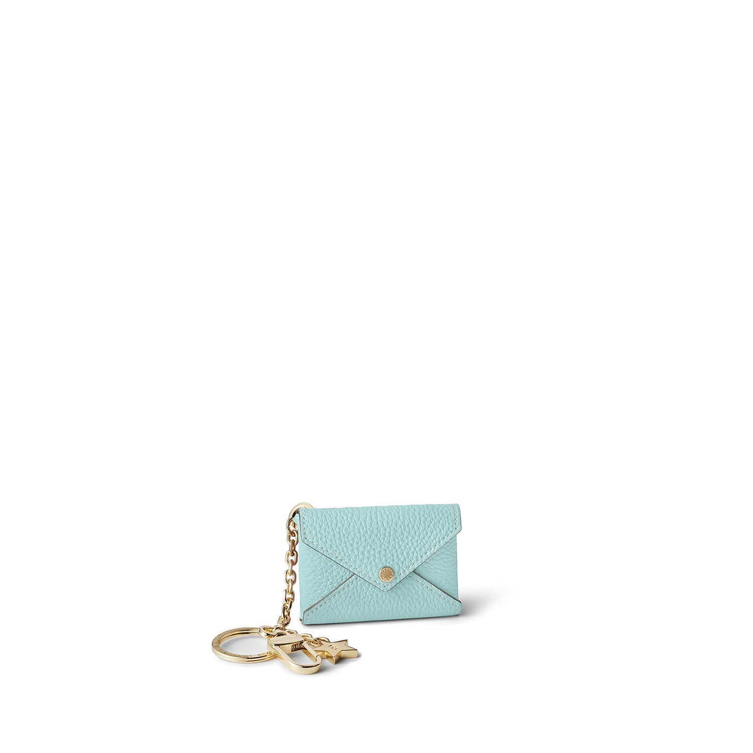 Star Key Holder Shrink Leather (Mare Blue)